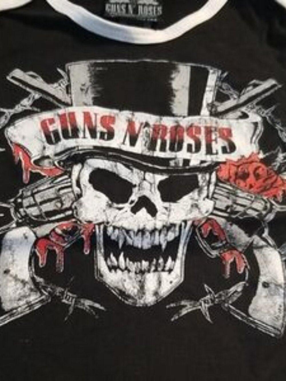 Guns N' Roses Black Kids Short Sleeve Onesie